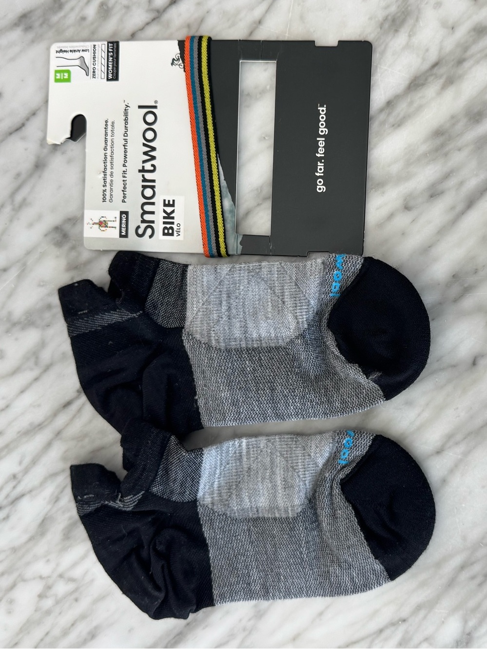 Smartwool, Merino Wool Blend Bike Ankle Socks, Medium (B)
